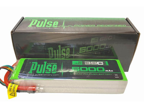 PULSE 5000mAh 4S 14.8V 35C - LiPo Battery