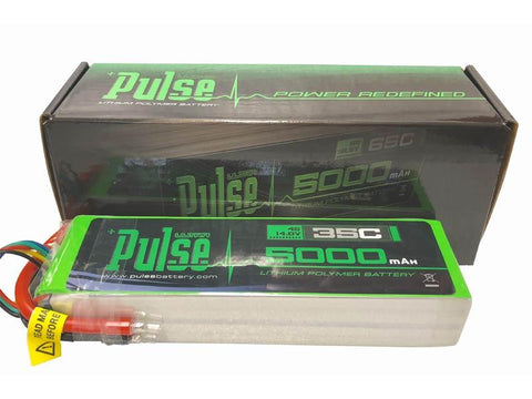 PULSE 5000mAh 4S 14.8V 35C - LiPo Battery